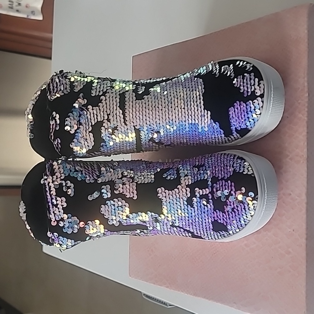 Cape Robbin Sequin High Top Rave Festival Sneaker